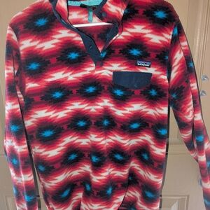 Patagonia Multicolor Patterned Fleece Pullover